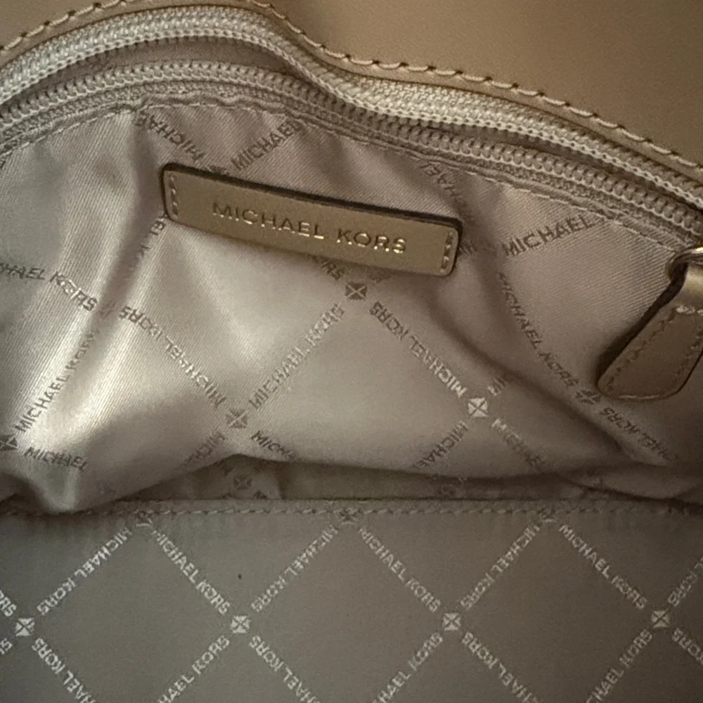 Michael Kors Reed Leather Belted Satchel